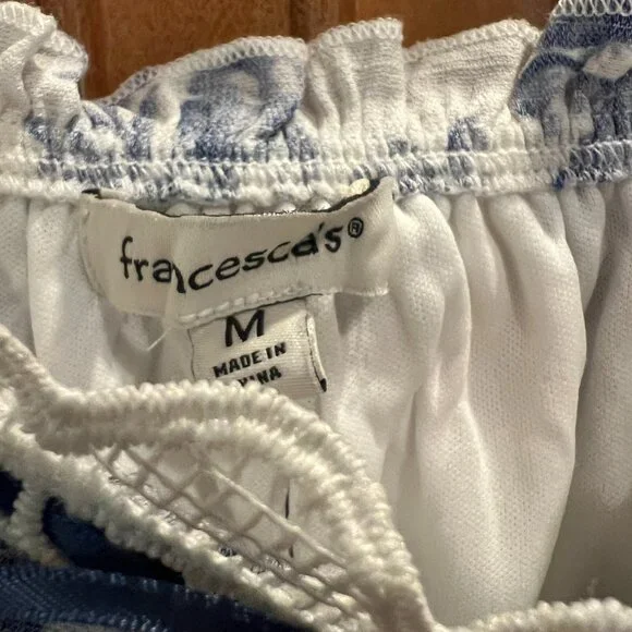 Francesca's Blue Floral Tiered Maxi Dress - Women - Picture 3 of 5